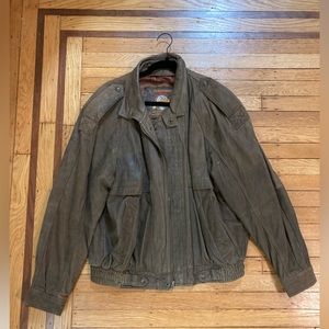 Vintage leather jacket by Adventure Bound, size large